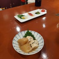 Vegan OBANZAI (Tofu ganmodoki) at Snack Bar Tsunagu in Kyoto