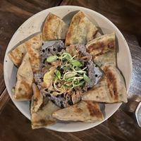 Black Lentil Dip w/ Scallion Pancakes   at Sneaky Pickle & Bar Brine in New Orleans