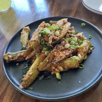 Okra  at Sneaky Pickle & Bar Brine in New Orleans