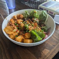 Buffalo tofu salad at Sneaky Pickle & Bar Brine in New Orleans