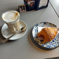 Coffee and Croissant at Bar Testori in Bellano