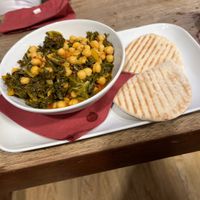 Chickpea stew  at Sinnamon Coffee in Belfast