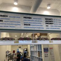 Wall menu  at Rooted in New York City