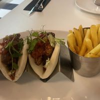 Moving Mountains Bao Bun  at Beverley Hills Diner & Bar in Beverley