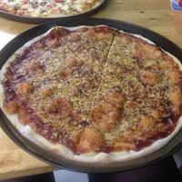 BBQ Margarita Pizza  at Maguire's Pizza Bar in Liverpool