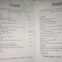 Vegan Pizzas (Feb 2017) at Maguire's Pizza Bar in Liverpool