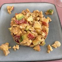 Tartar di tofu  at Osteria Tarilli in Comano