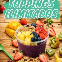 Self-service Açaí bowls, UNLIMITED toppings  at Garden Boba in Granada