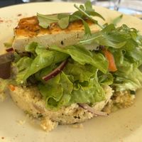 Couscous salad with tofu, also great and fresh  at Restaurante Baía do Bago in Porto Da Cruz