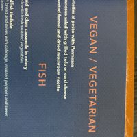 The tortellini is vegetarian, the two others are vegan.  at Restaurante Baía do Bago in Porto Da Cruz
