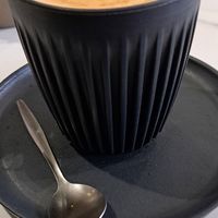 Coconut latte at PERK in Largs