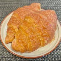 Raspberry croissants at Podium Restaurant and Bar in Manchester