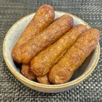 Sausages  at Podium Restaurant and Bar in Manchester