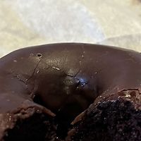 Chocolate donut  at Revolution Bakery in Santa Fe