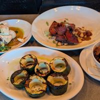 Juicy Marbles "steal", cauliflower, zucchini and mushrooms ❤️ at Asheville Proper in Asheville
