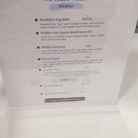 Menu at The Veggie Table in Baltimore