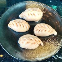 Omni meat dumplings  at Maiden Shanghai - Five in Dubai