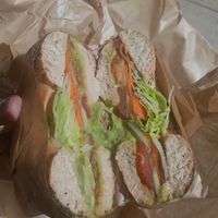 Tulum bagel to take away at Green Bagel Cafe in Avignon