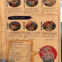 Ramen and toppings menu  at Burari in Wiesbaden - Ramen und Dumpling's Bar in Wiesbaden