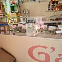 Vegan flavours clearly labelled in green at G'ala Desio in Desio