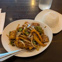 Lemongrass tofu at Pho Viet Hoa in Willow Grove