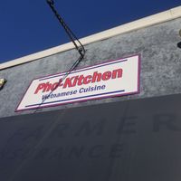 Outside at Pho Kitchen in Cookeville