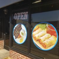 Outside window at Pho Kitchen in Cookeville