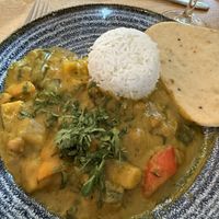 Vegetable curryy  at Luseas Restaurant in Westport