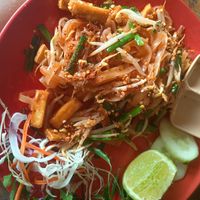Tofu pad Thai  at LightHouse Beach bar and kitchen  in Koh Lanta