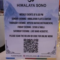 Live music schedule at Himalaya Sono in Norwalk
