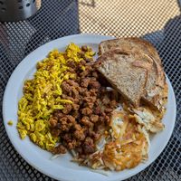 Classic vegan breakfast at French Meadow Bakery & Cafe in Minneapolis
