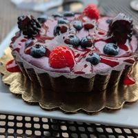 Berry cream tart at French Meadow Bakery & Cafe in Minneapolis