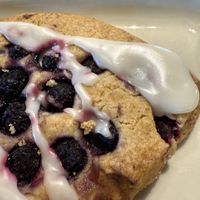 Vegan blueberry scone… 😋  at French Meadow Bakery & Cafe in Minneapolis