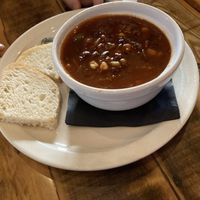 Vegan chilies  at French Meadow Bakery & Cafe in Minneapolis