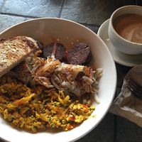 Vegan breakfast platter  at French Meadow Bakery & Cafe in Minneapolis