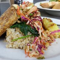 vegan healing plate at French Meadow Bakery & Cafe in Minneapolis