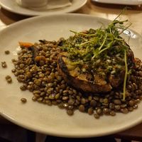 Celeriac & Lentils (down as leeks on the menu) at Cozy in Vilnius