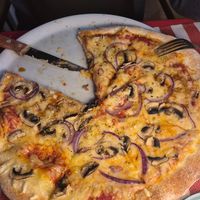 Pizza yummy 😋 😍 at Dreamview Restaurant in Tenerife