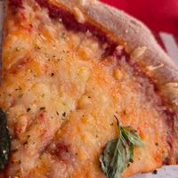 Vegan cheese pizza (margarita) at Dreamview Restaurant in Tenerife