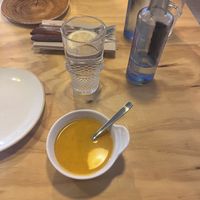 Veggie cream soup  at Entre Pedras in Santiago De Compostela