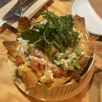 Nachos with guacamole and cheese   at Entre Pedras in Santiago De Compostela