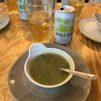 Tapa de caldo  at Entre Pedras in Santiago De Compostela