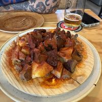 Mushrooms “à la Feira"  at Entre Pedras in Santiago De Compostela