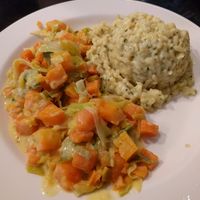 Vegan menu small 15.50 Fr. Super yummi
Students 9.90 Fr at Vier Linden - Freiestrasse in Zurich