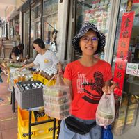 Stall in front of Go Organic shop at OHS Evergreen Food - Mameya - 豆家 in Penang
