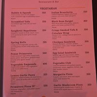 For the vegatarian at Cafe Nemo at Lalaguna Villas in Laguna