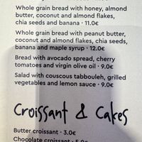 Menù vegano   at Branco Nafplio in Nafplion