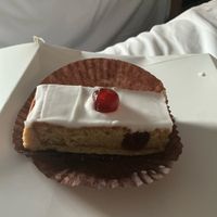 Cherry Bakewelll  at Marshalls Bakers & Confectioners in Hebden Bridge