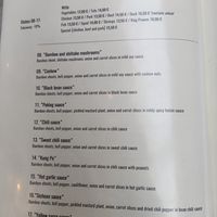 Menu 3/5 at Mandarin Palace in Espoo