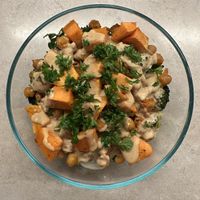 Spiced Tahini Bowl (meal kit)  at Sorry I've Got Plants in Toronto